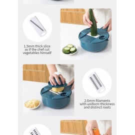 1Pc Green/Blue/Pink Kitchen Multifunctional Salad ..